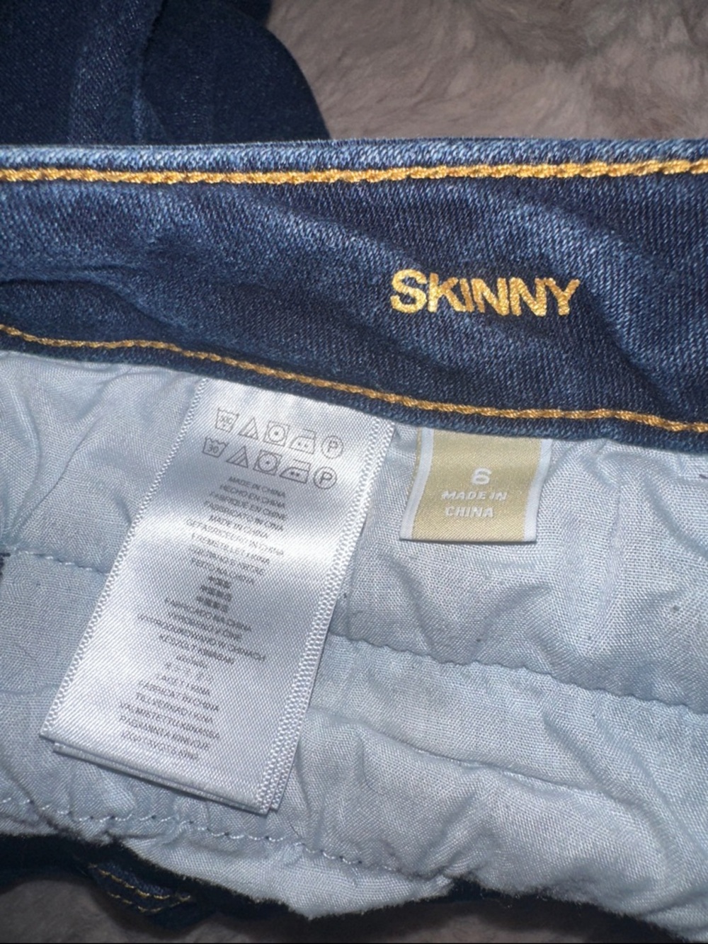 Michael Kors Dark Blue Skinny Jeans - Picture 5 of 5